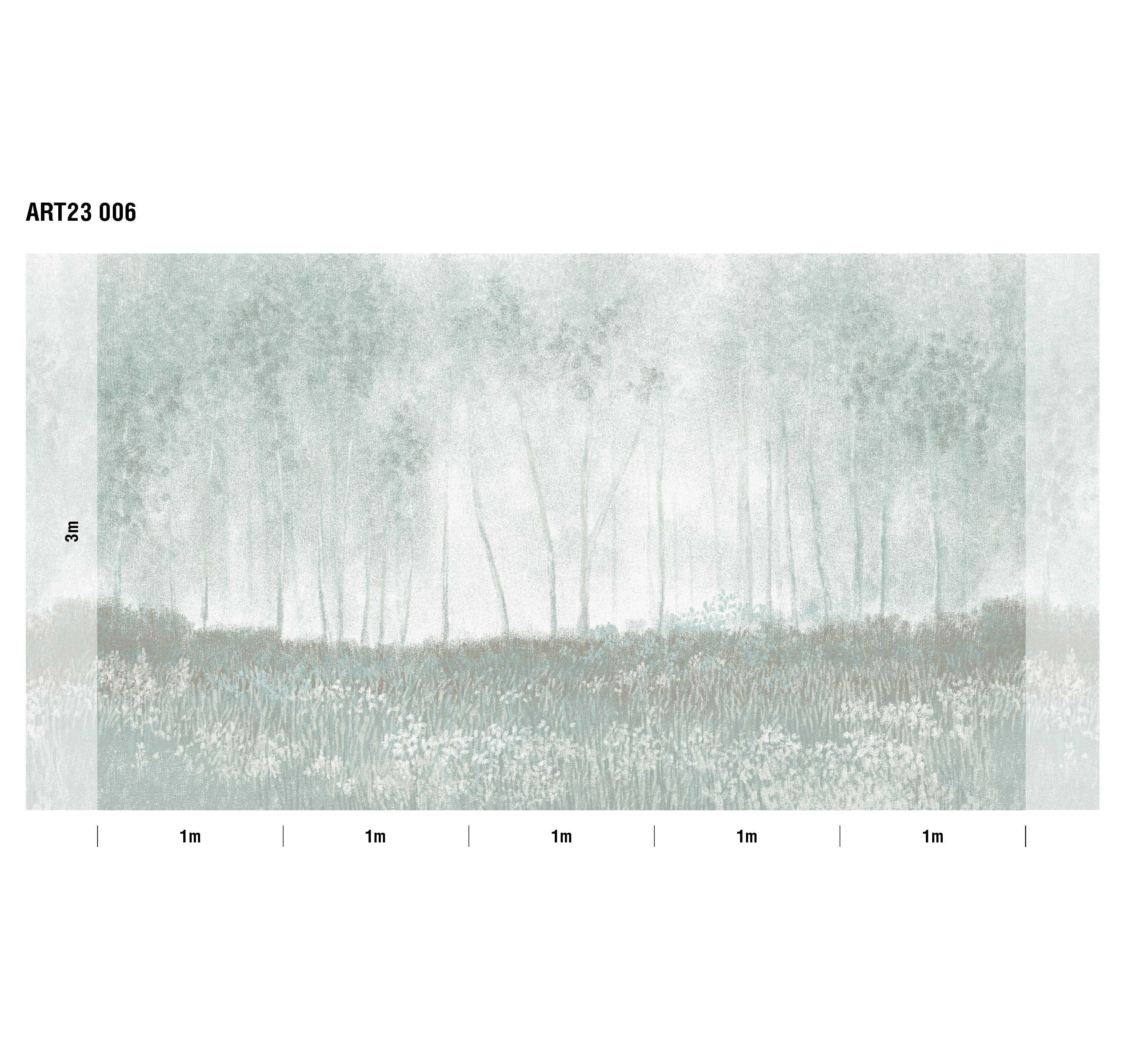 Панно Loymina Пейзаж 2 Цветочная поляна ART23 006 3×5